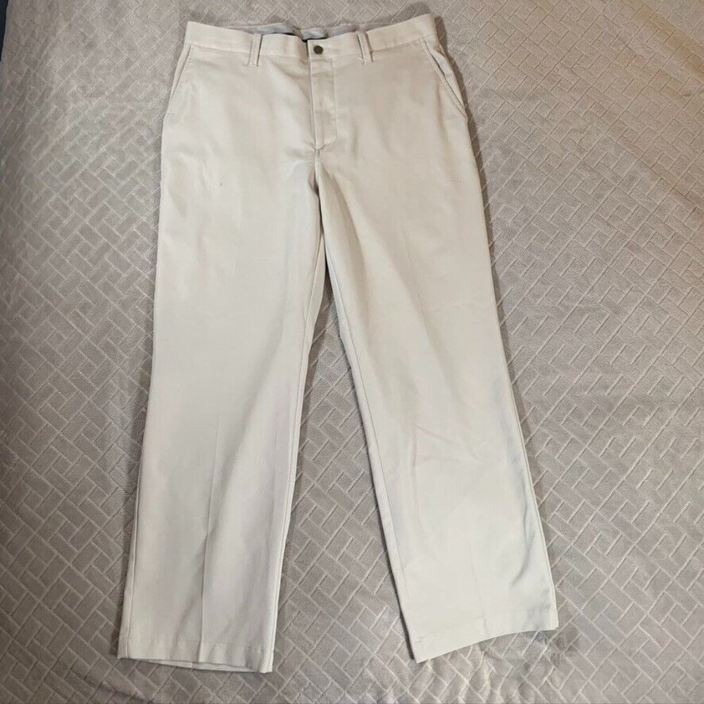 Gallaway Mens 34x30 Chino Pants Beige Straight Leg Mid Rise Golf Athletic
